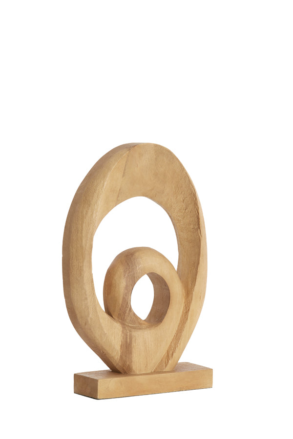 Ornament 30x9x46 cm RANDA wood matt natural