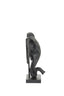 Ornament on base 30x15x35,5 cm ELEPHANT matt black