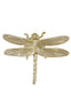 Ornament 22,5x18x5 cm DRAGONFLY shiny gold