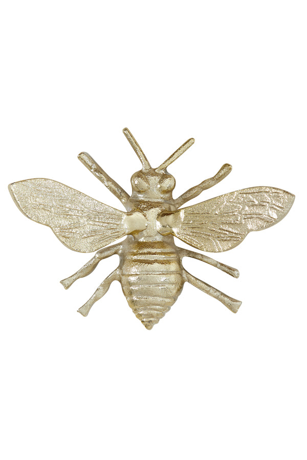 Ornament 20x16x7,5 cm BEE shiny gold