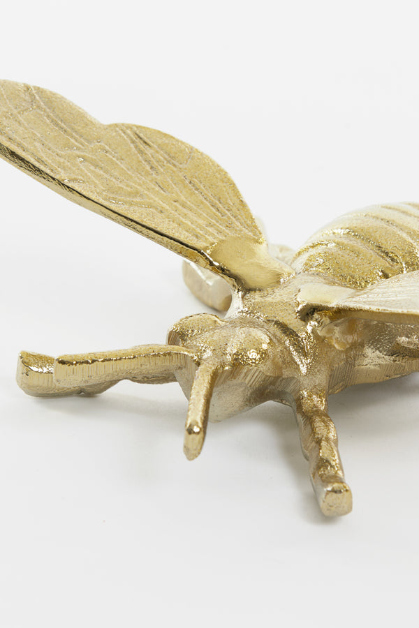 Ornament 20x16x7,5 cm BEE shiny gold