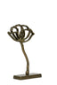 Ornament on base 22x6x36 cm PAPAVERU antique bronze