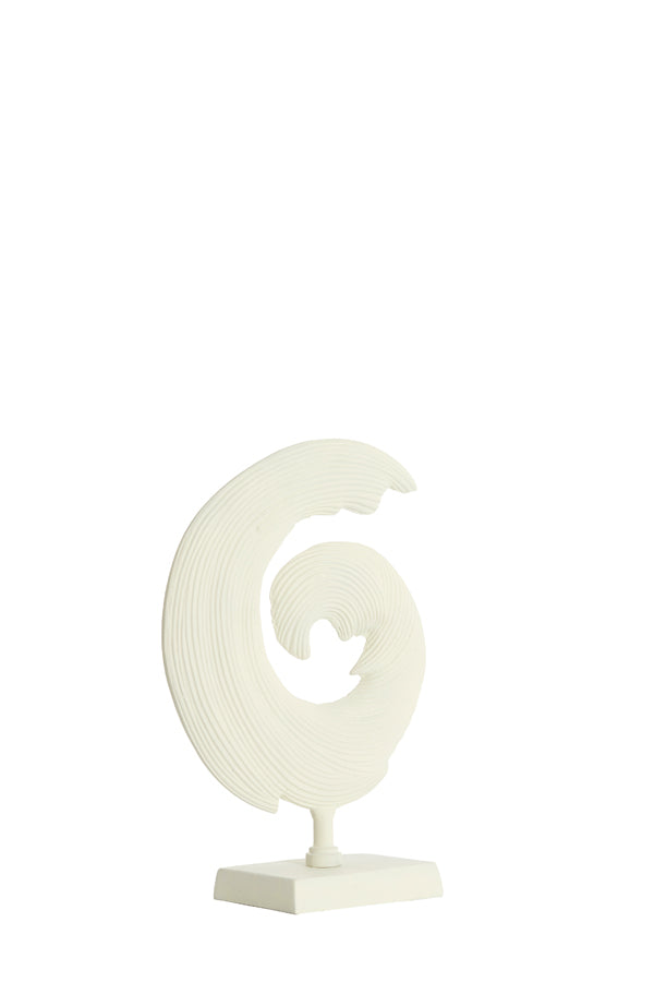 Ornament on base 29x10x40 cm SHWIBA cream