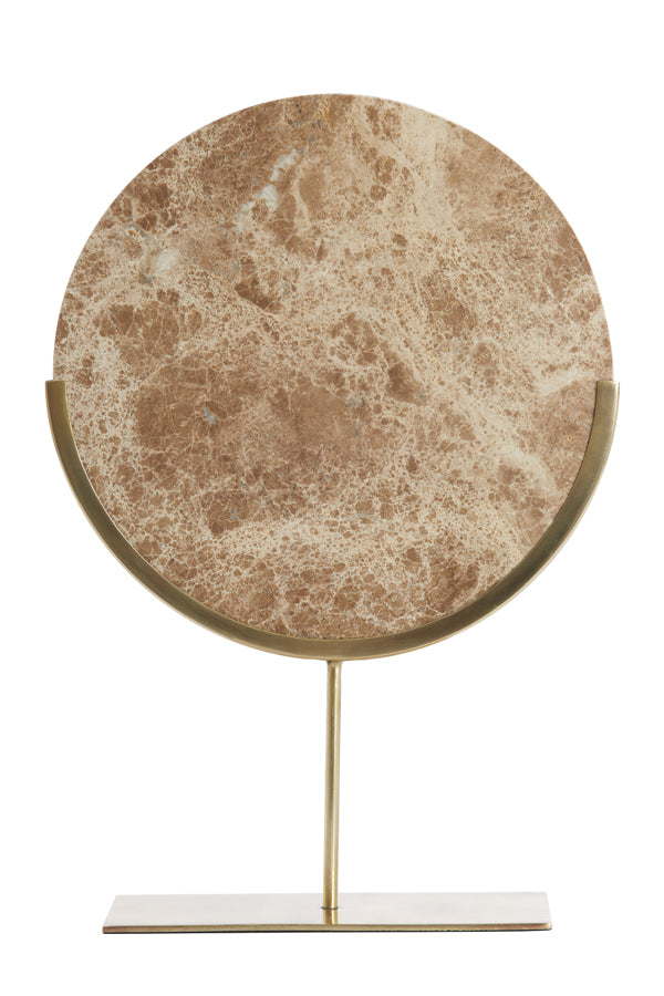 Ornament on base 35x10x51,5 cm MORENO marble brown