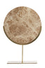 Ornament on base 35x10x51,5 cm MORENO marble brown