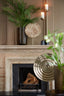 Ornament on base 35x10x51,5 cm MORENO marble brown