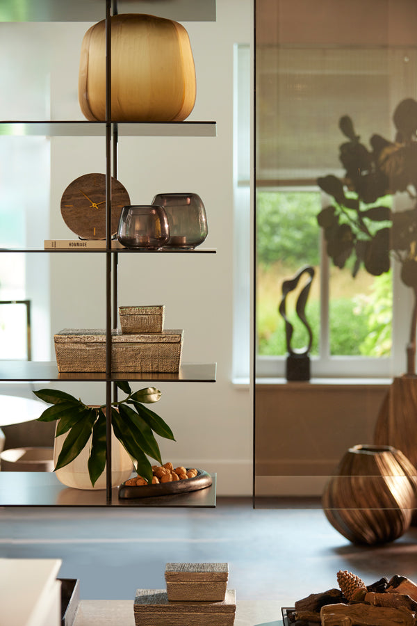 Deco box 37x27x11 cm LINA antique silver