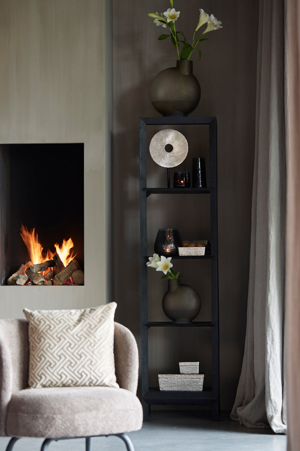 Deco box 29x19x10 cm LINA antique silver