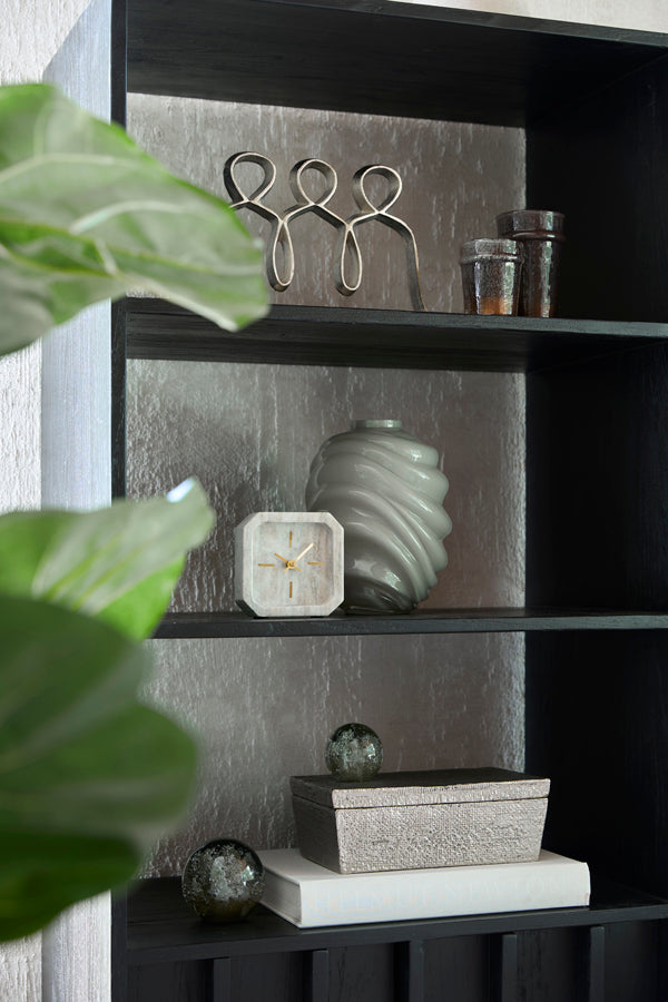 Deco box 29x19x10 cm LINA antique silver