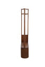 Hatstand 85x30x180 cm GAIOS acacia wood dark brown