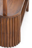 Hatstand 85x30x180 cm GAIOS acacia wood dark brown