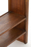 Hatstand 85x30x180 cm GAIOS acacia wood dark brown