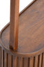 Hatstand 85x30x180 cm GAIOS acacia wood dark brown