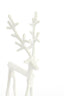 Ornament 15,5x15x30,5 cm REINDEER shiny cream