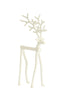 Ornament 20,5x17x36 cm REINDEER shiny cream