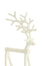Ornament 20,5x17x36 cm REINDEER shiny cream