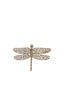 Ornament 24x17,5x4 cm DRAGONFLY shiny gold