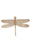 Ornament 36x24x4 cm DRAGONFLY shiny gold