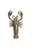 Ornament 37x19x10 cm LOBSTER antique bronze