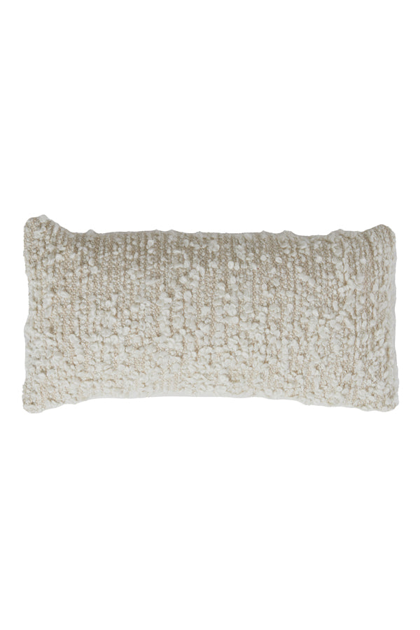 Cushion 60x30 cm HUMADA bouclé natural