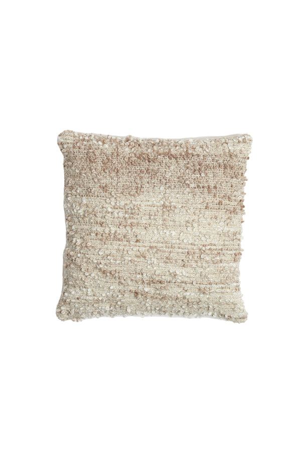 Cushion 45x45 cm MEZOKI bouclé light brown