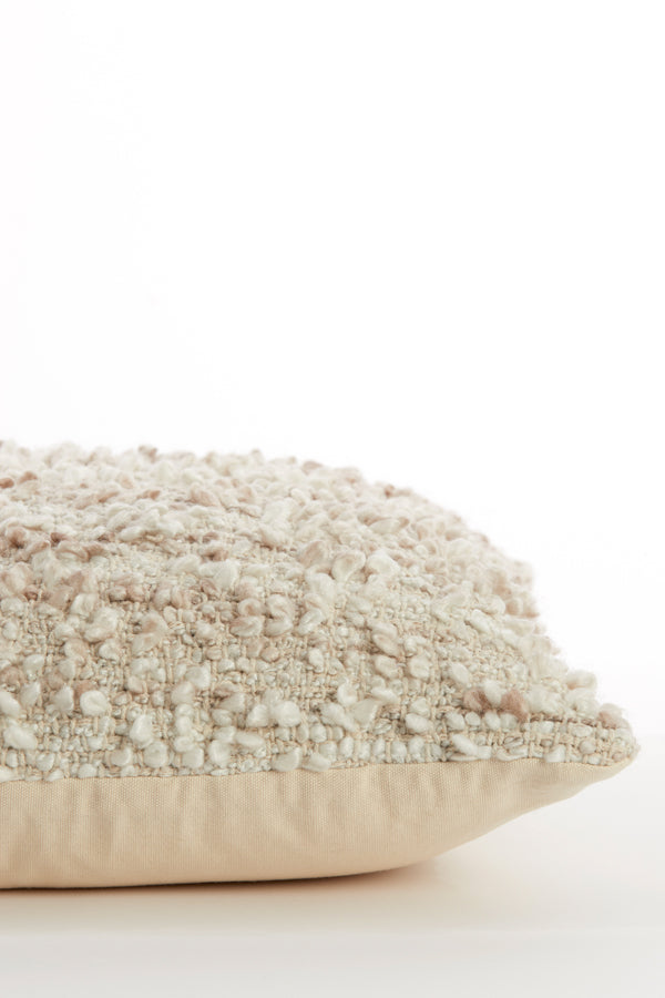 Cushion 45x45 cm MEZOKI bouclé light brown