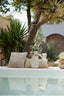 Cushion 45x45 cm MEZOKI bouclé light brown