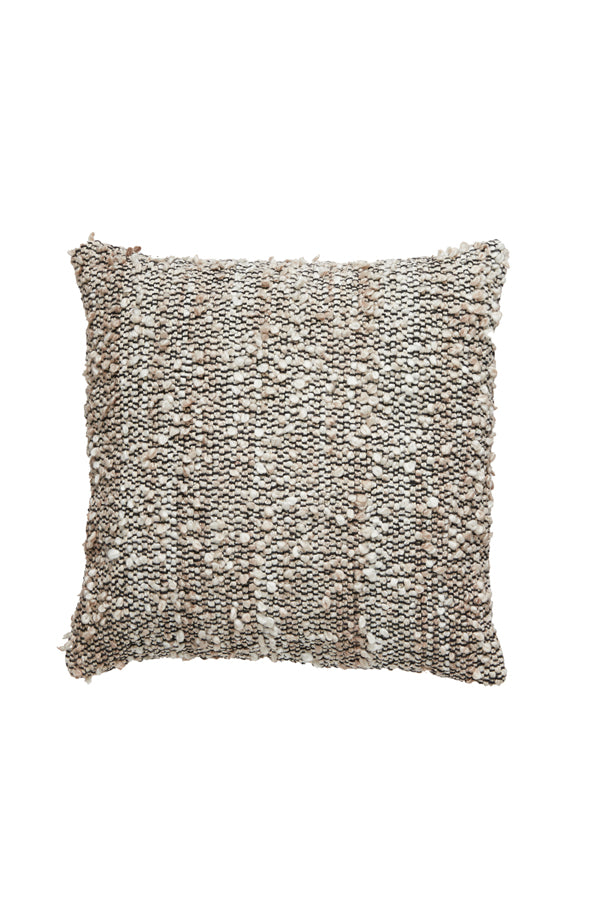 Cushion 45x45 cm MEZOKI bouclé brown