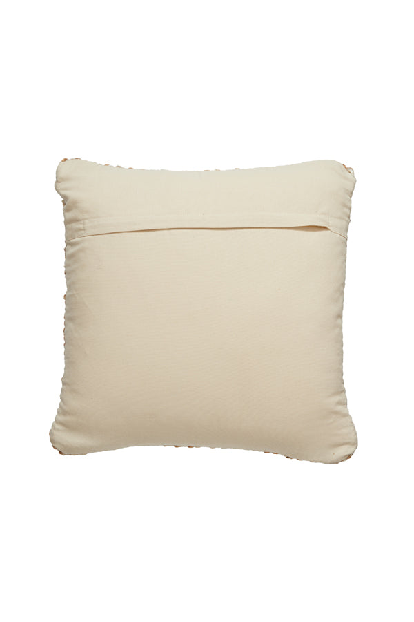 Cushion 45x45 cm JOLITA jute natural-brown