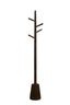 Hatstand 20x152 cm YENICE wood chocolate brown