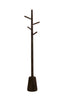 Hatstand 20x152 cm YENICE wood chocolate brown