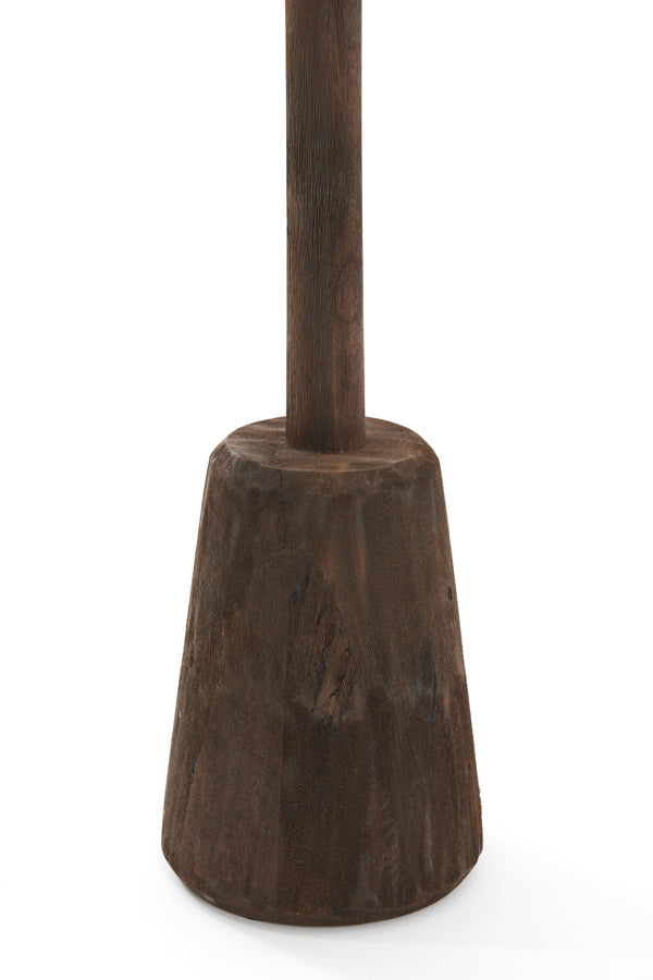 Hatstand 20x152 cm YENICE wood chocolate brown