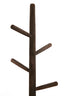 Hatstand 20x152 cm YENICE wood chocolate brown