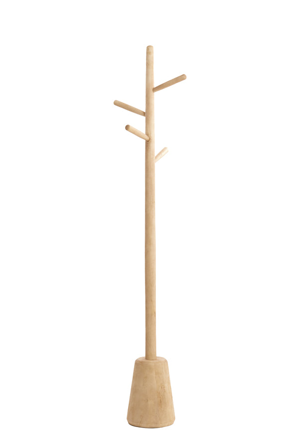 Hatstand 20x152 cm YENICE wood matt natural