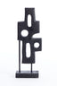 Ornament on base 19x9,5x45 cm SALIO wood matt black