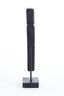 Ornament on base 19x9,5x45 cm SALIO wood matt black