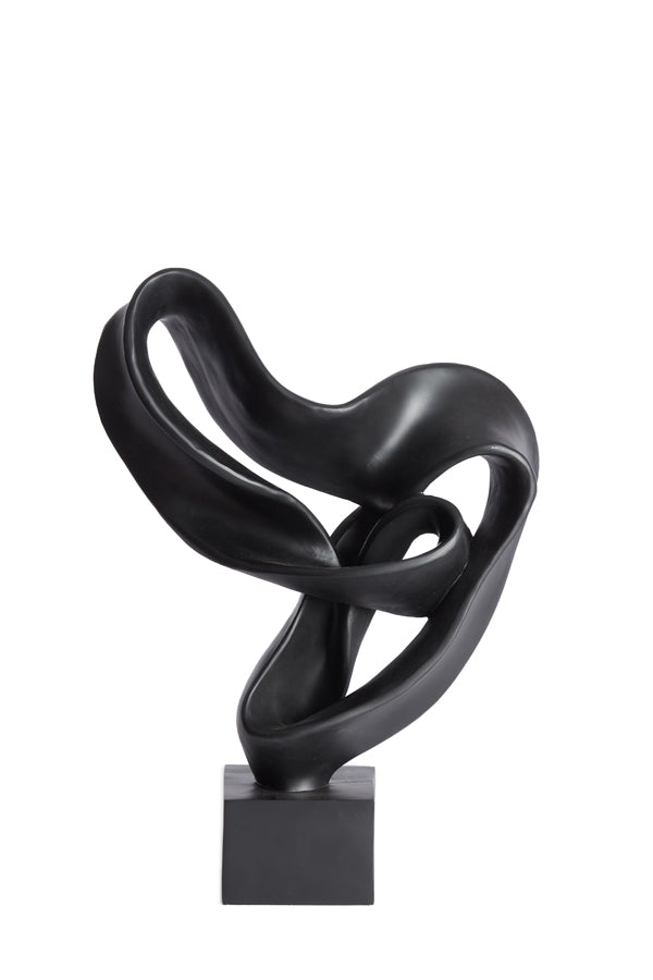 Ornament 33x14,5x44,5 cm KAJAN matt black