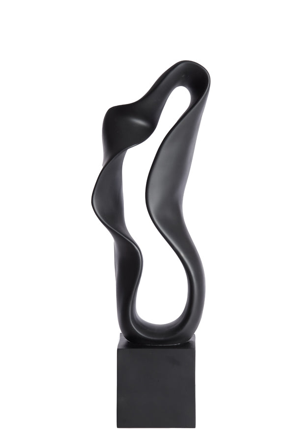 Ornament 21,5x15x69,5 cm NAJAC matt black