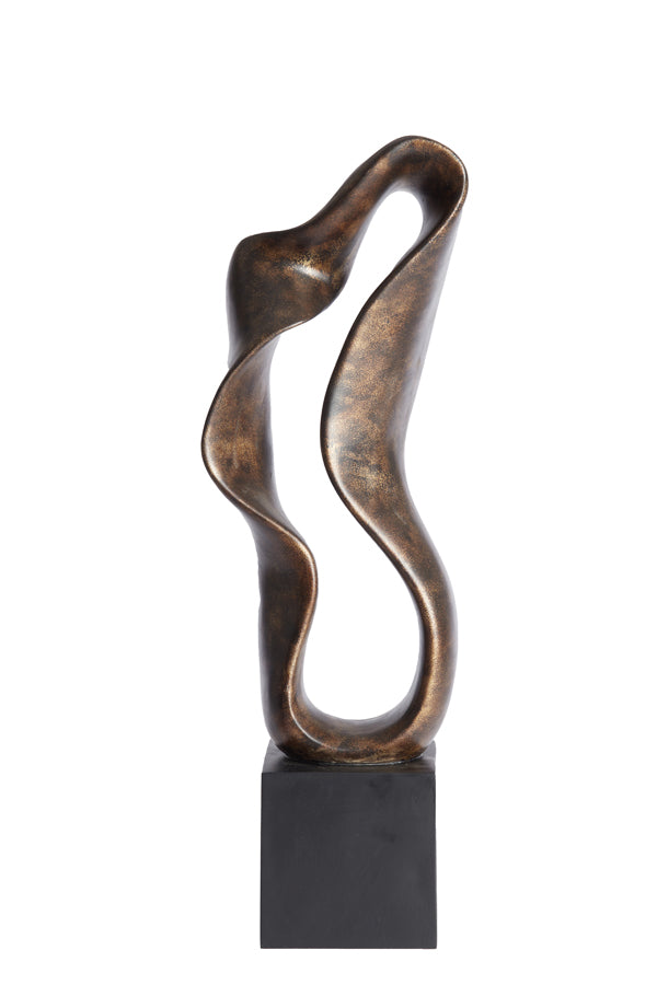 Ornament 21,5x15x69,5 cm NAJAC antique bronze+black