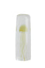 Ornament 6x6x18,5 cm JELLYFISH glass yellow