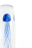 Ornament 6x6x18,5 cm JELLYFISH glass blue