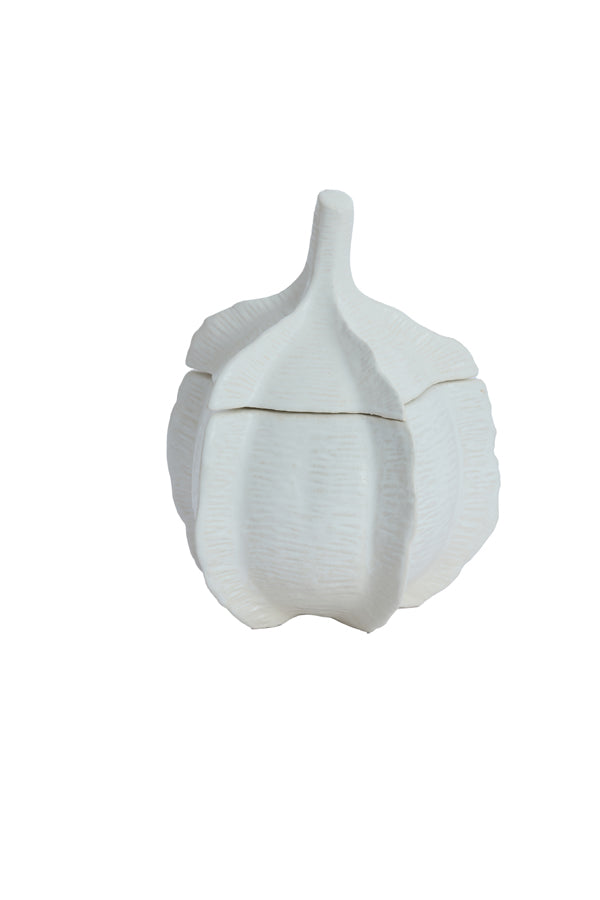 Deco box 21x27 cm SABARA shiny cream