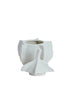 Deco box 21x27 cm SABARA shiny cream