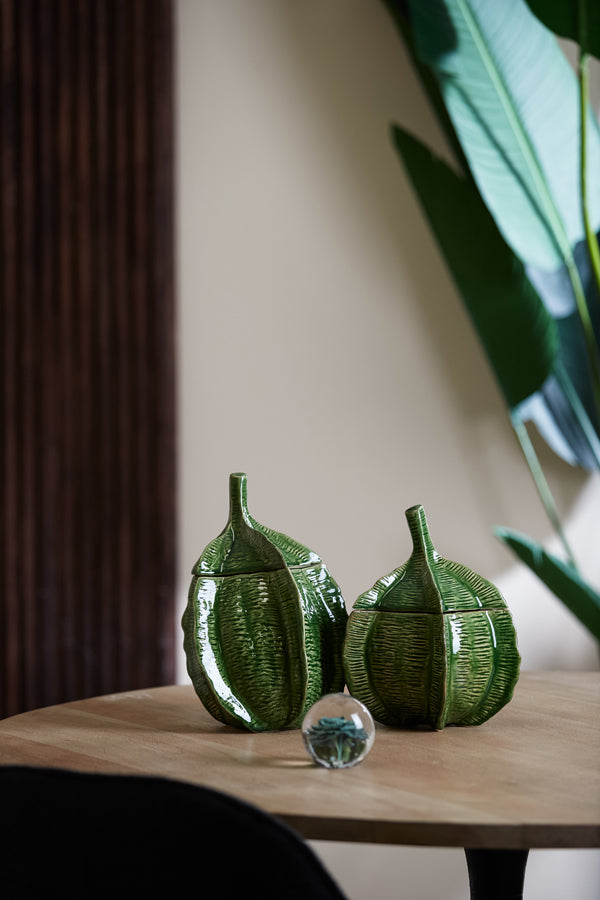 Deco box 21x27 cm SABARA shiny green