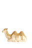 Ornament 26x10x15 cm CAMEL ceramics cream+olive green