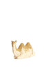 Ornament 26x10x15 cm CAMEL ceramics cream+olive green