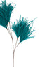 Ornament 5 feathers 95 cm FEATHER petrol