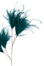 Ornament 5 feathers 95 cm FEATHER emerald
