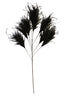 Ornament 8 feathers 95 cm FEATHER black