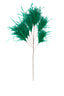 Ornament 8 feathers 95 cm FEATHER green